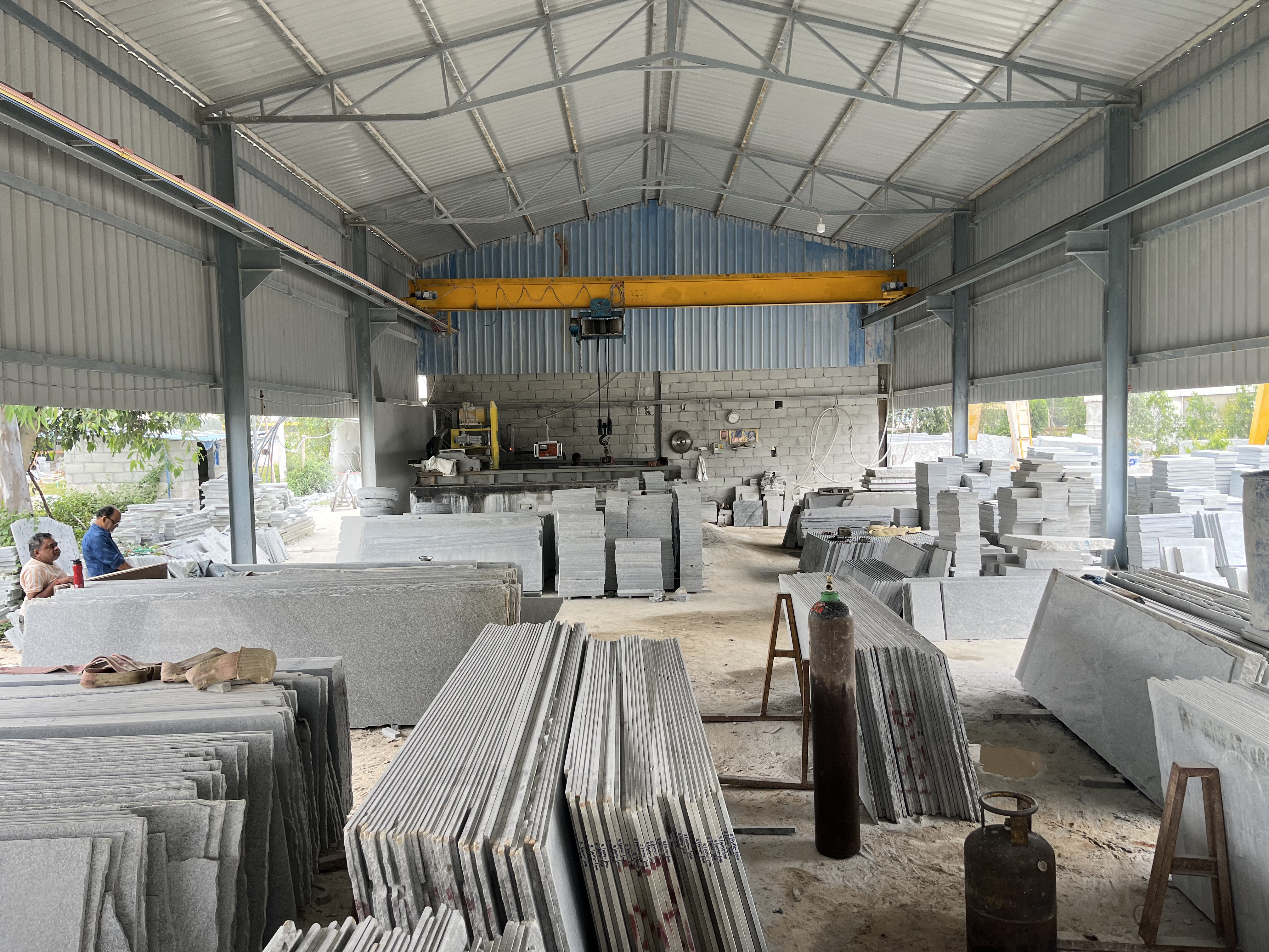 factory grey granite polished slab from Khushi Stone, Bangalore – Image 3